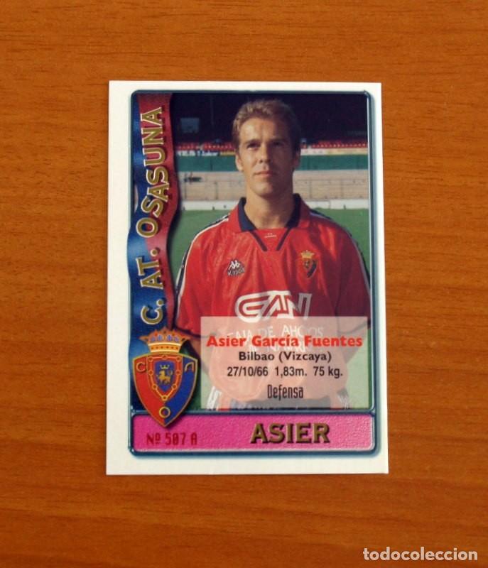 Cromos de F&uacute;tbol: Osasuna -N&ordm; 507 A-B Asier-Kuznetsov -2&ordf; Divisi&oacute;n-Mundicromo Las Fichas de la Liga 1996-1997-96-97