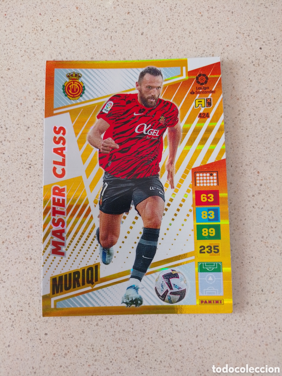 Cromos de Futebol: CARTA 424 MASTER CLASS MURIQI MALLORCA. ADRENALYN XL 22/23.