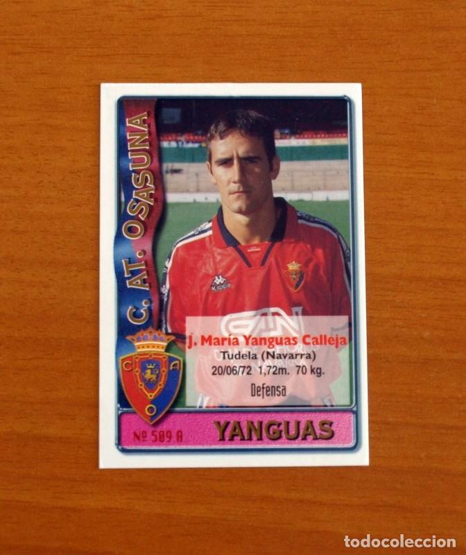 Cromos de F&uacute;tbol: Osasuna -N&ordm; 509 A-B Yanguas-Ullarthone -2&ordf; Divisi&oacute;n-Mundicromo Las Fichas de la Liga 1996-1997-96-97