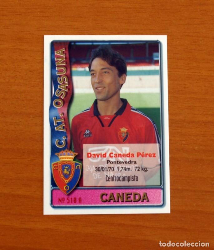 Cromos de F&uacute;tbol: Osasuna -N&ordm; 510 A-B Caneda-Simons -2&ordf; Divisi&oacute;n-Mundicromo Las Fichas de la Liga 1996-1997-96-97