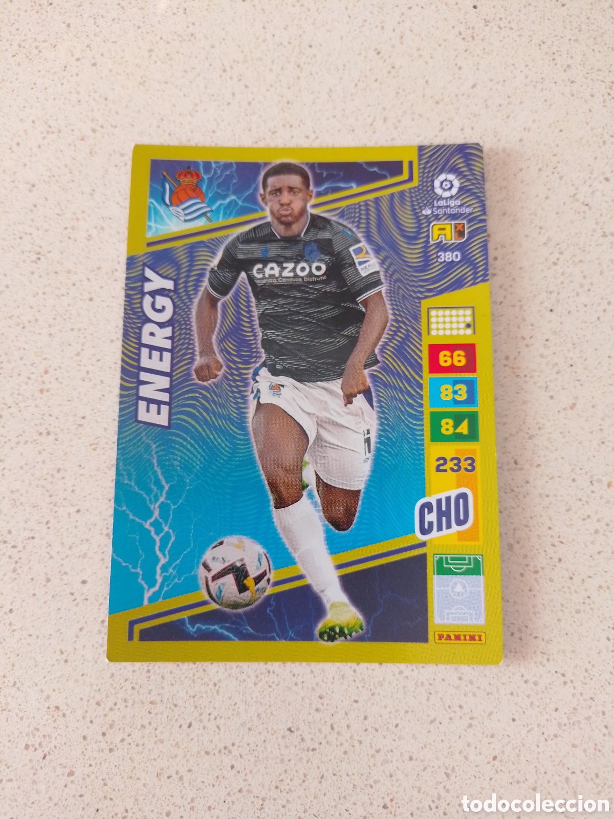 Cromos de Futebol: CARTA 380 ENERGY CHO REA SOCIEDAD. ADRENALYN XL 22/23.