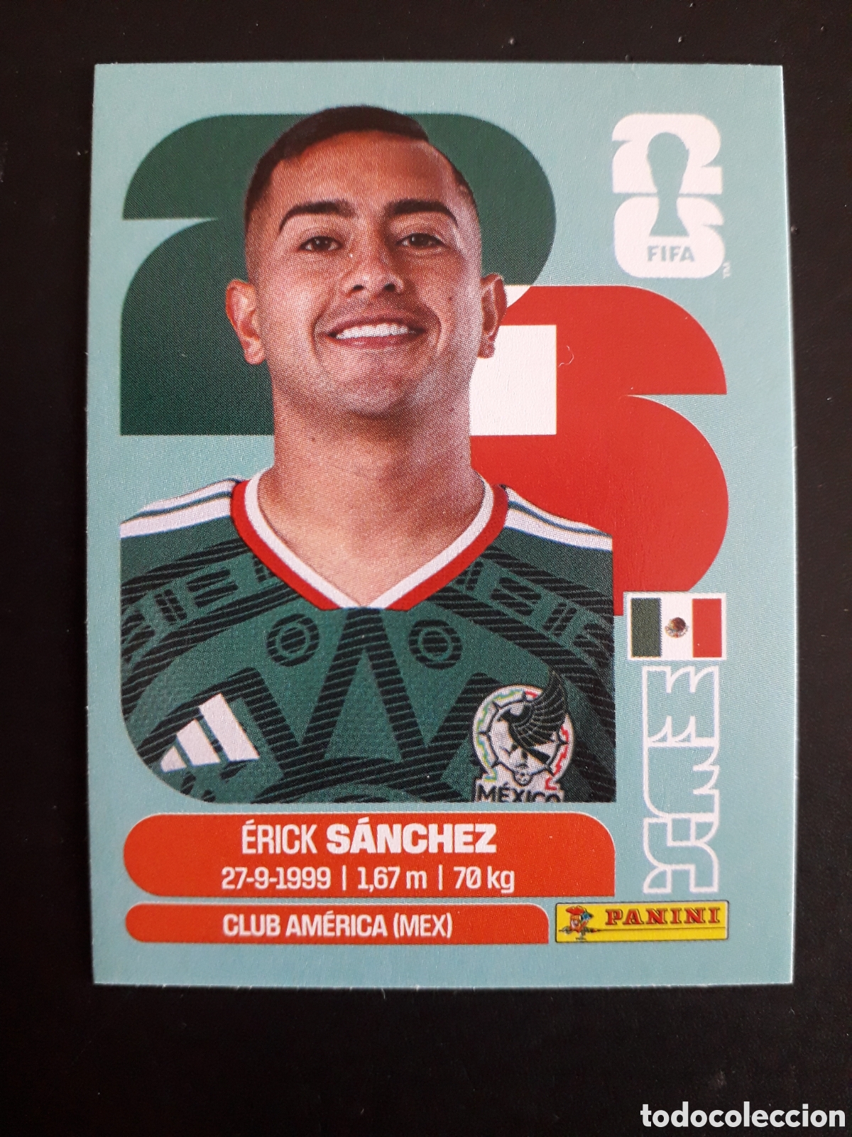 Fu&szlig;ball-Sticker: S&Aacute;NCHEZ M&Eacute;XICO MEX 14 MUNDIAL F&Uacute;TBOL 2026 FIFA WORLD CUP PANINI SIN PEGAR PEDIDO M&Iacute;NIMO 3&euro;