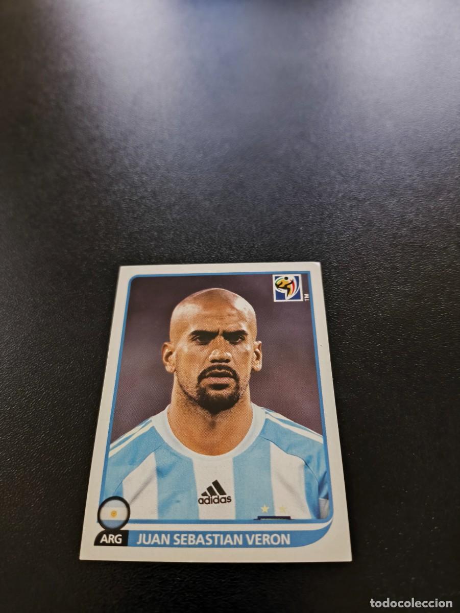 Cromos de F&uacute;tbol: 118 Juan Sebastian Veron ARGENTINA SIN PEGAR PANINI FIFA WORLD CUP MUNDIAL SUDAFRICA 2010