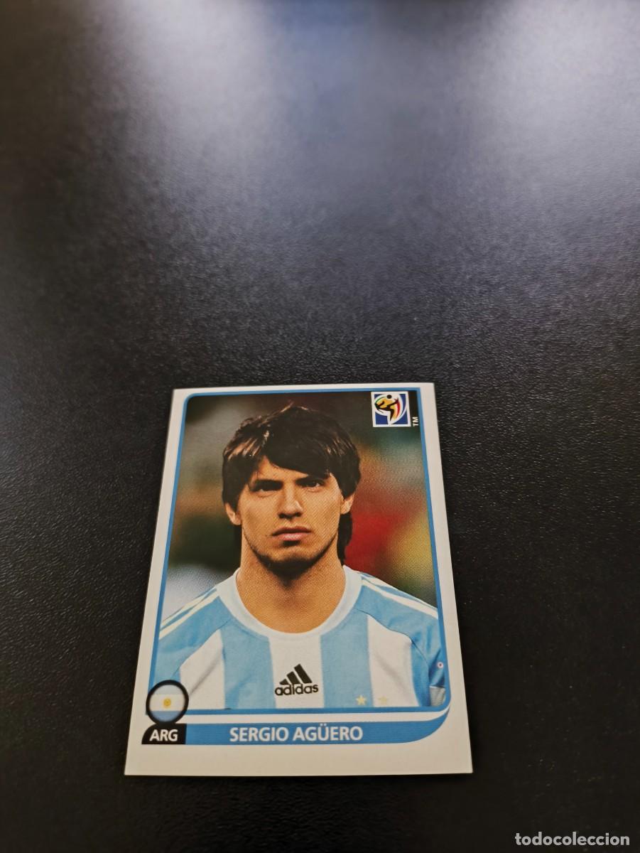 Cromos de F&uacute;tbol: 121 Sergio Ag&uuml;ero ARGENTINA SIN PEGAR PANINI FIFA WORLD CUP MUNDIAL SUDAFRICA 2010
