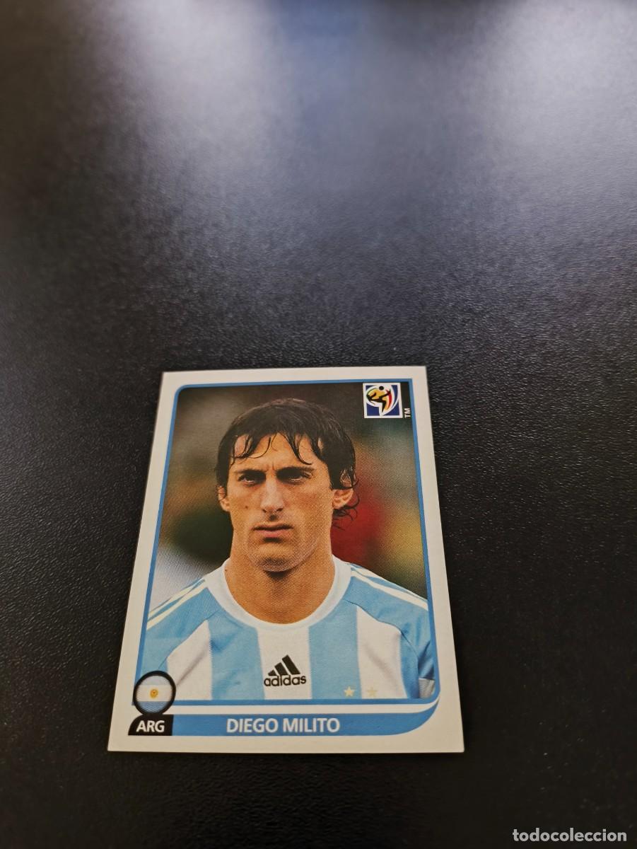 Cromos de F&uacute;tbol: 123 Diego Milito ARGENTINA SIN PEGAR PANINI FIFA WORLD CUP MUNDIAL SUDAFRICA 2010