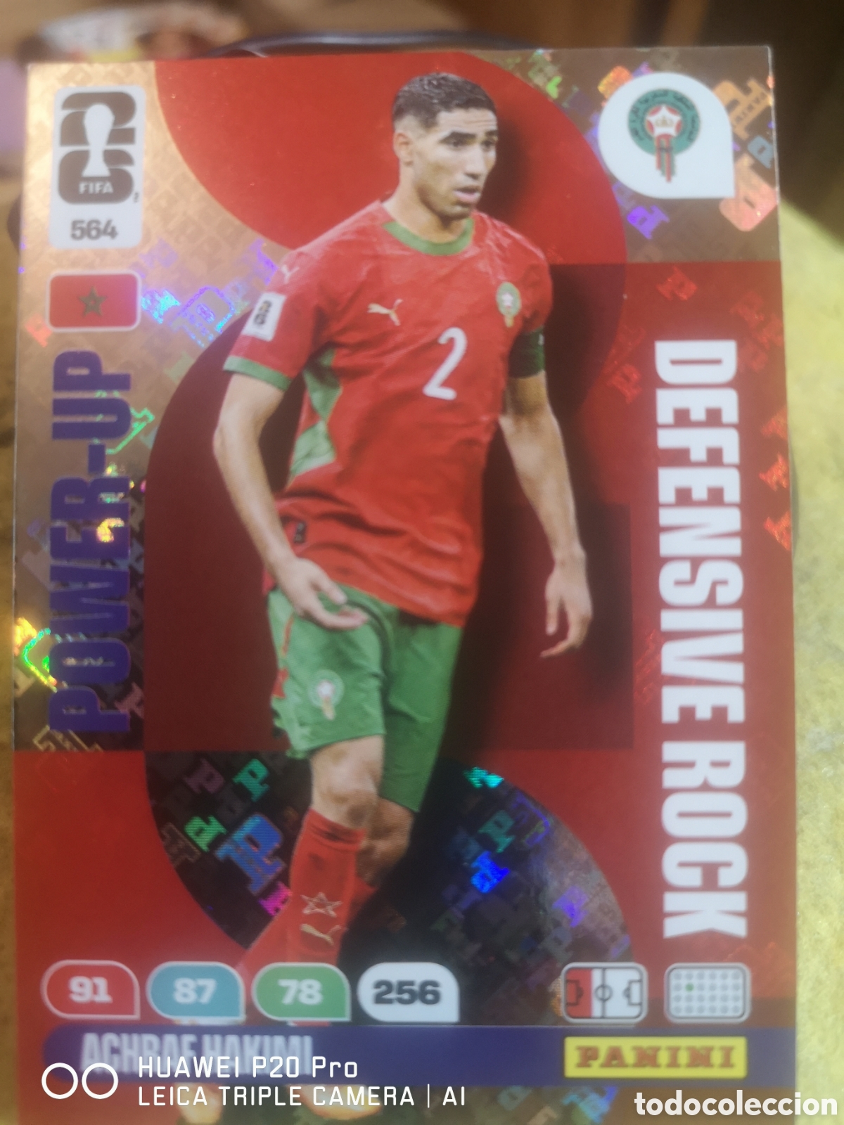 Cromos de F&uacute;tbol: ADRENALYN XL FIFA WORLD CUP 2026 DEFENSIVE ROCK POWER - UP ACHRAF HAKIMI 564 MARRUECOS