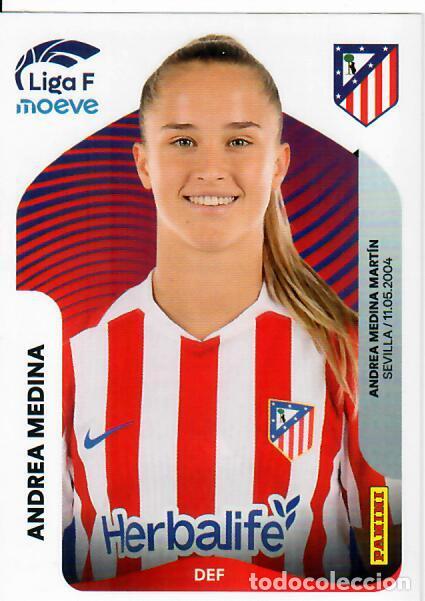 Cromos de F&uacute;tbol: CROMO PANINI LIGA FEMENINA F 2025-26 (25 - 26) - N&ordm; 50 A - ANDREA MEDINA - ATL&Eacute;TICO MADRID