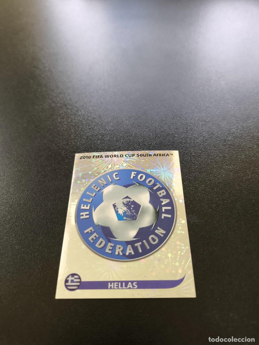 Cromos de F&uacute;tbol: 164 EMBLEMA ESCUDO GRECIA GREECE SIN PEGAR PANINI FIFA WORLD CUP MUNDIAL SUDAFRICA 2010