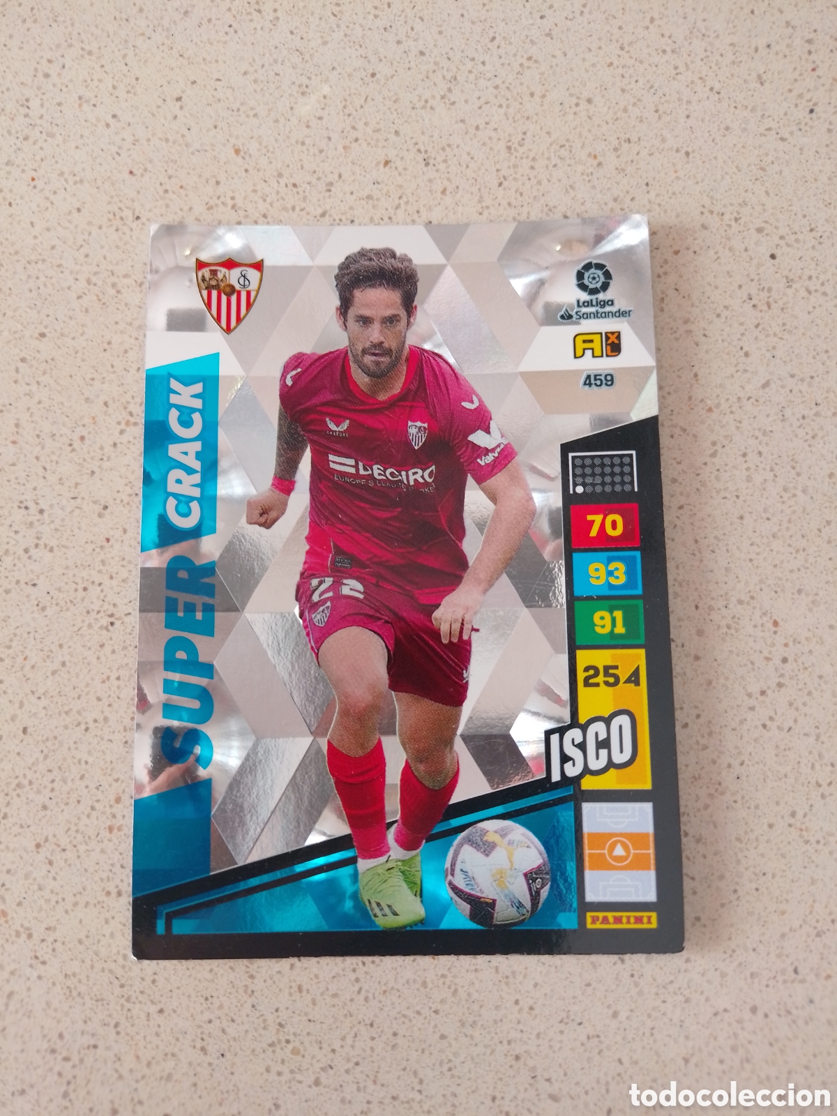 Cromos de F&uacute;tbol: CARTA 459 SUPER CRACK ISCO SEVILLA. ADRENALYN XL 22/23.