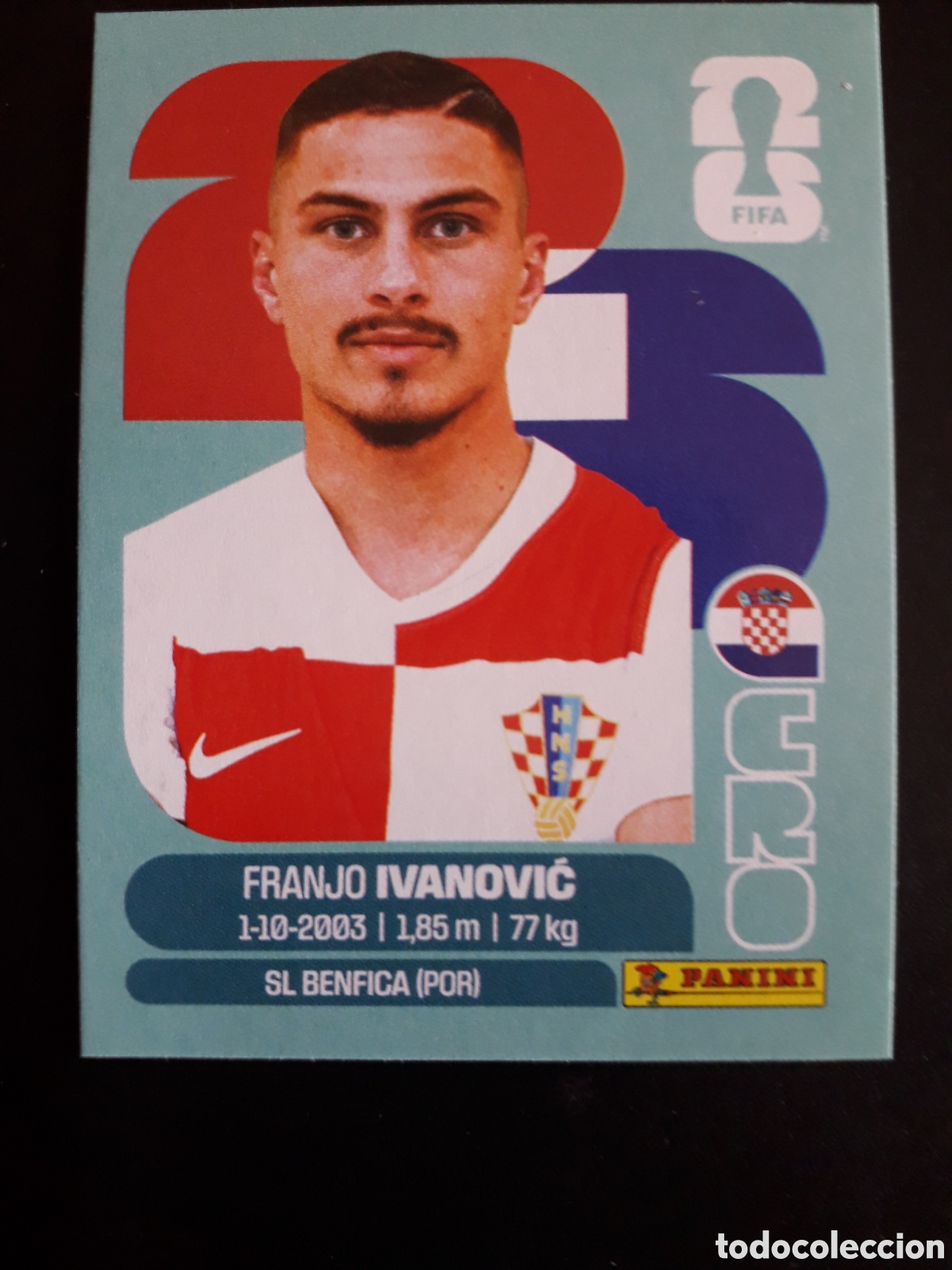 Cromos de F&uacute;tbol: IVANOVIC CROACIA CRO 20 MUNDIAL F&Uacute;TBOL 2026 FIFA WORLD CUP PANINI SIN PEGAR PEDIDO M&Iacute;NIMO 3&euro;