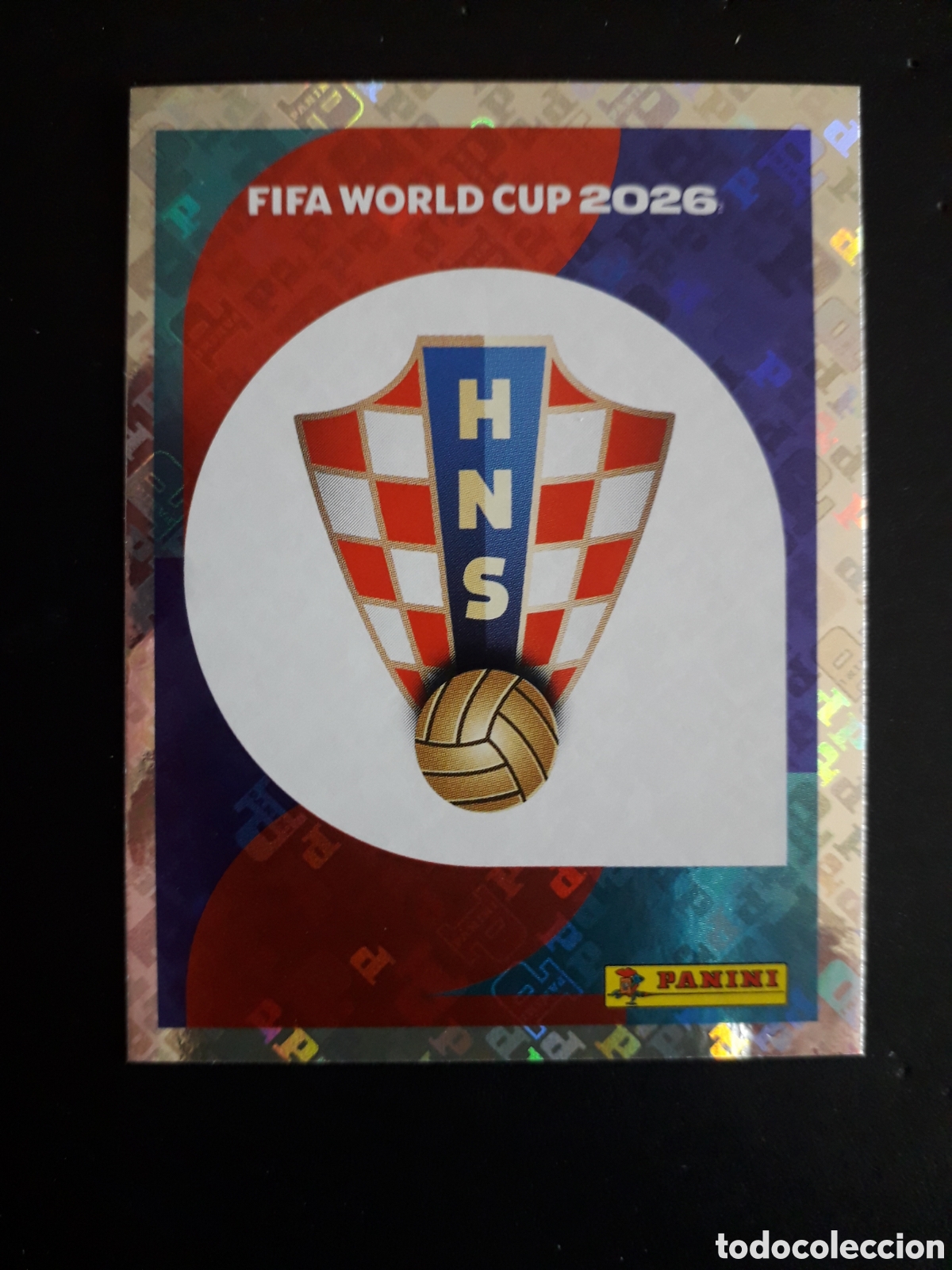 Cromos de F&uacute;tbol: ESCUDO CROACIA CRO 1 MUNDIAL F&Uacute;TBOL 2026 FIFA WORLD CUP PANINI SIN PEGAR PEDIDO M&Iacute;NIMO 3&euro;.