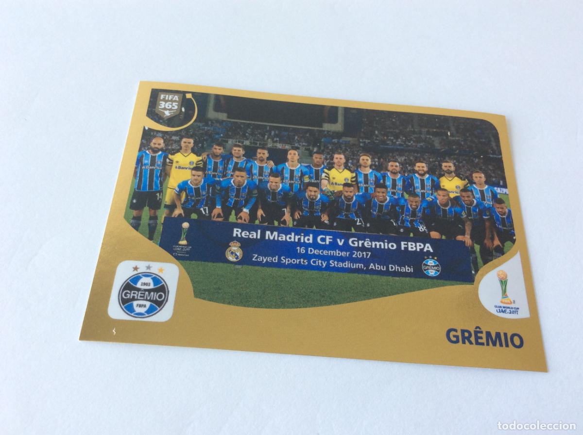 Cromos de F&uacute;tbol: 451 Gremio Sticker Cromo Trasera Gris FIFA 365 2018 2019 18 19 Panini