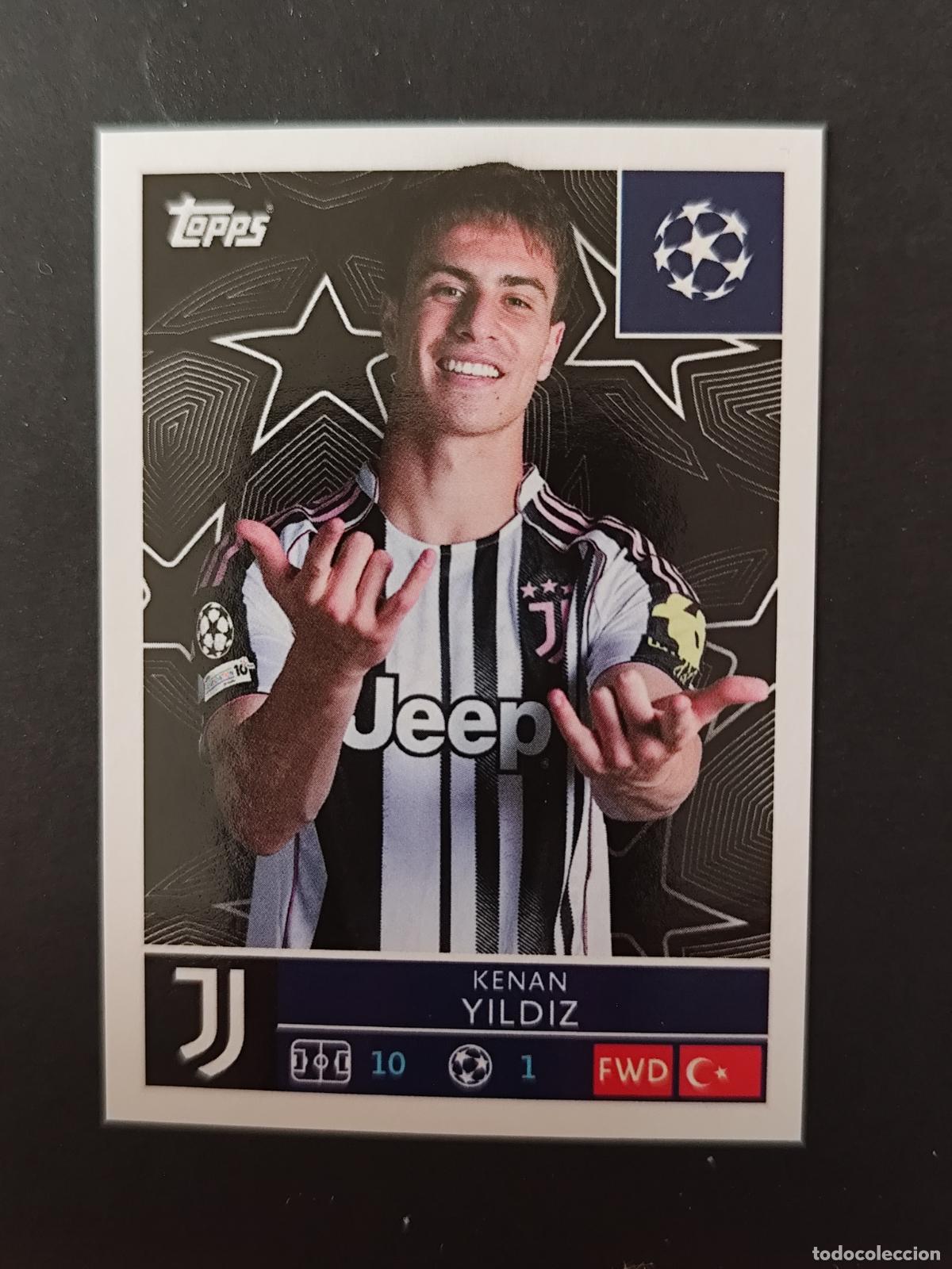 Cromos de F&uacute;tbol: 251 KENAN YILDIZ JUVENTUS STICKER CHAMPIONS LEAGUE 2025 2026 25 26 TOPPS