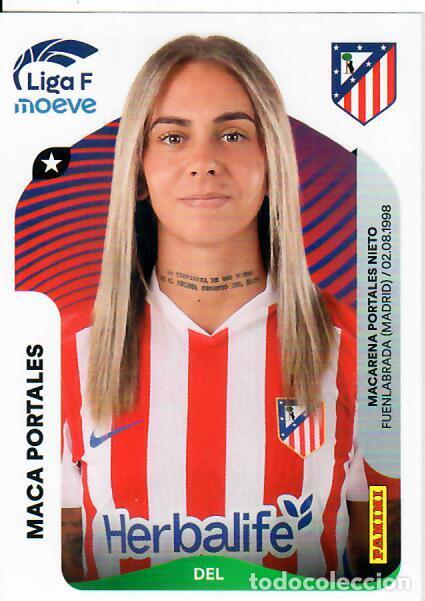 Cromos de F&uacute;tbol: CROMO PANINI LIGA FEMENINA F 2025-26 (25 - 26) - N&ordm; 56 - MACA PORTALES - ATL&Eacute;TICO MADRID