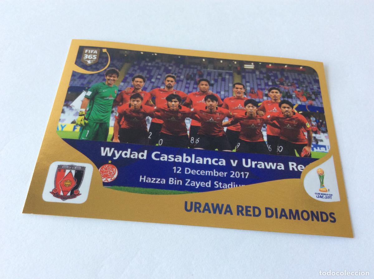 Cromos de F&uacute;tbol: 454 Urawa Red Diamonds Sticker Cromo Trasera Gris FIFA 365 2018 2019 18 19 Panini