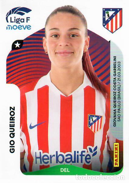 Cromos de F&uacute;tbol: CROMO PANINI LIGA FEMENINA F 2025-26 (25 - 26) - N&ordm; 58 - GIO QUEIROZ - ATL&Eacute;TICO MADRID