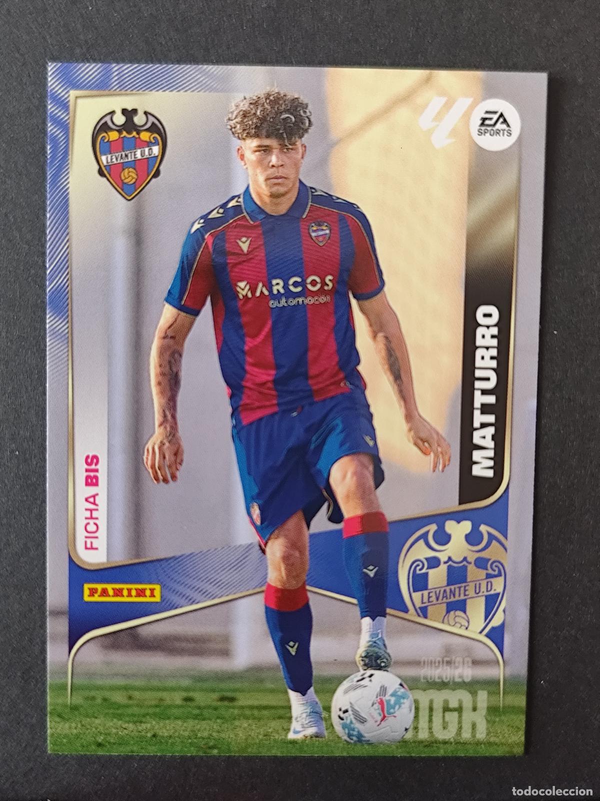 Cromos de F&uacute;tbol: 204 BIS MATTURRO LEVANTE MEGACRACKS 2025 2026 25 26