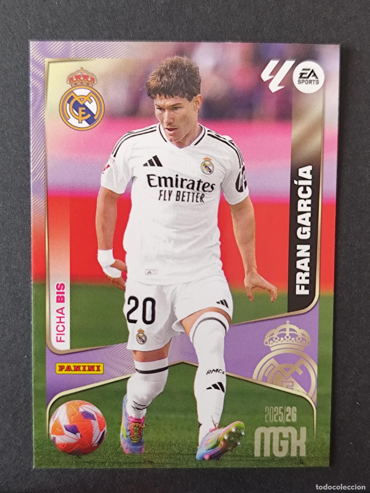 Cromos de F&uacute;tbol: 225 BIS FRAN GARC&Iacute;A REAL MADRID MEGACRACKS 2025 2026 25 26