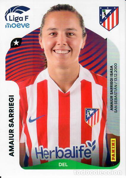 Cromos de F&uacute;tbol: CROMO PANINI LIGA FEMENINA F 2025-26 (25 - 26) - N&ordm; 61 - AMAIUR SARRIEGI - ATL&Eacute;TICO MADRID