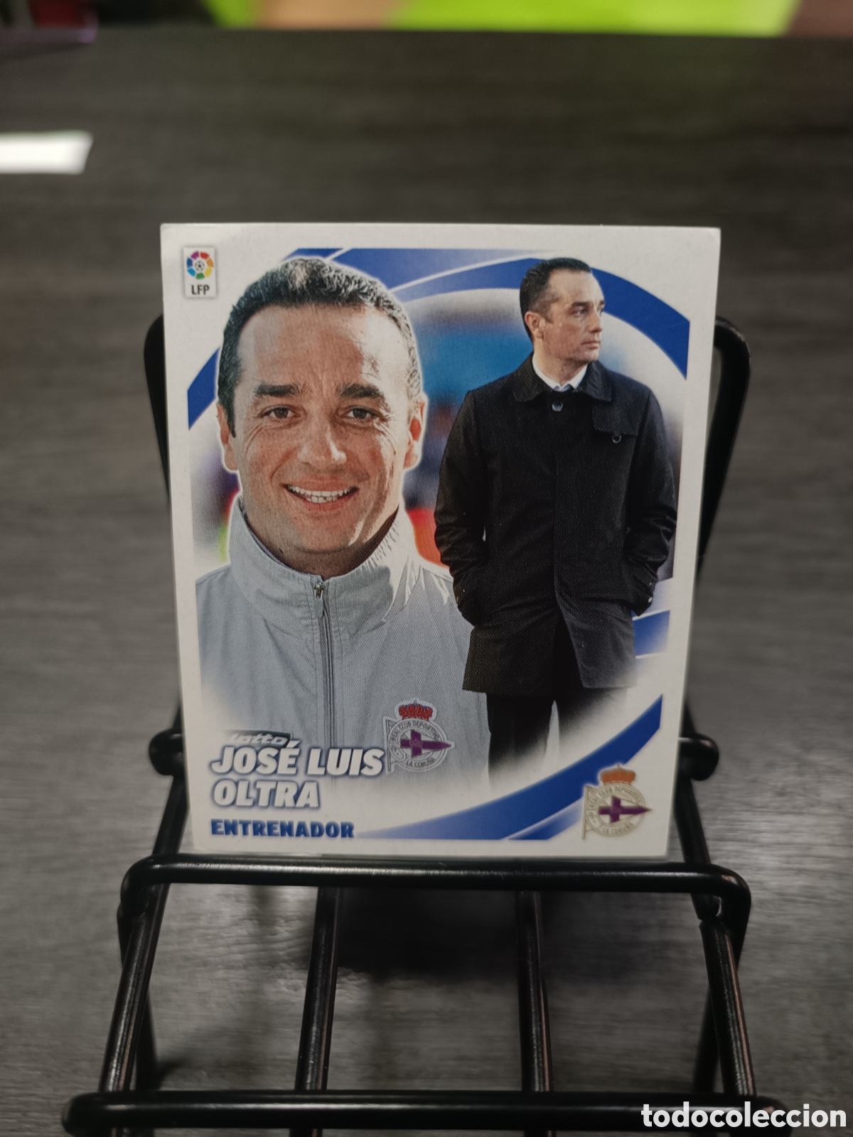Cromos de F&uacute;tbol: 2012 2013 Liga Este Entrenador Oltra
