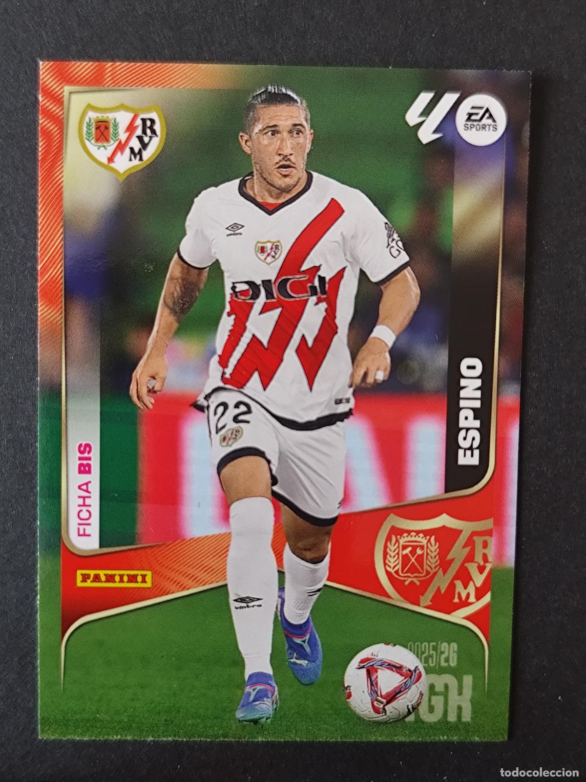 Cartes &agrave; collectionner de Football: 295 BIS ESPINO RAYO VALLECANO MEGACRACKS 2025 2026 25 26