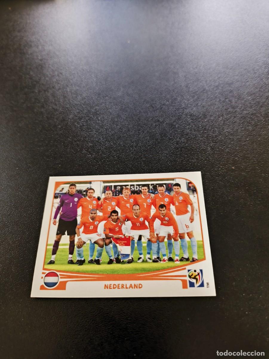 Cartes &agrave; collectionner de Football: 334 EQUIPO TEAM HOLANDA NETHERLANDS SIN PEGAR PANINI FIFA WORLD CUP MUNDIAL SUDAFRICA 2010