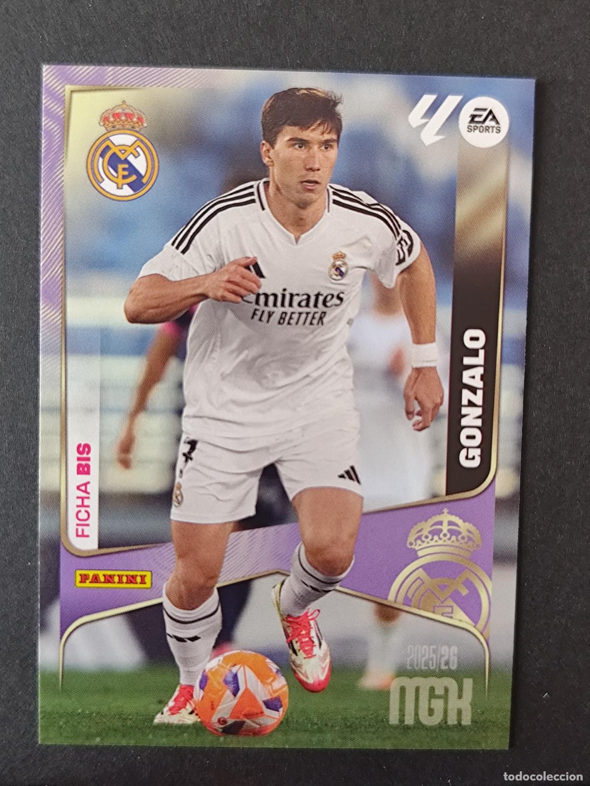 Cartes &agrave; collectionner de Football: 233 BIS GONZALO REAL MADRID MEGACRACKS 2025 2026 25 26