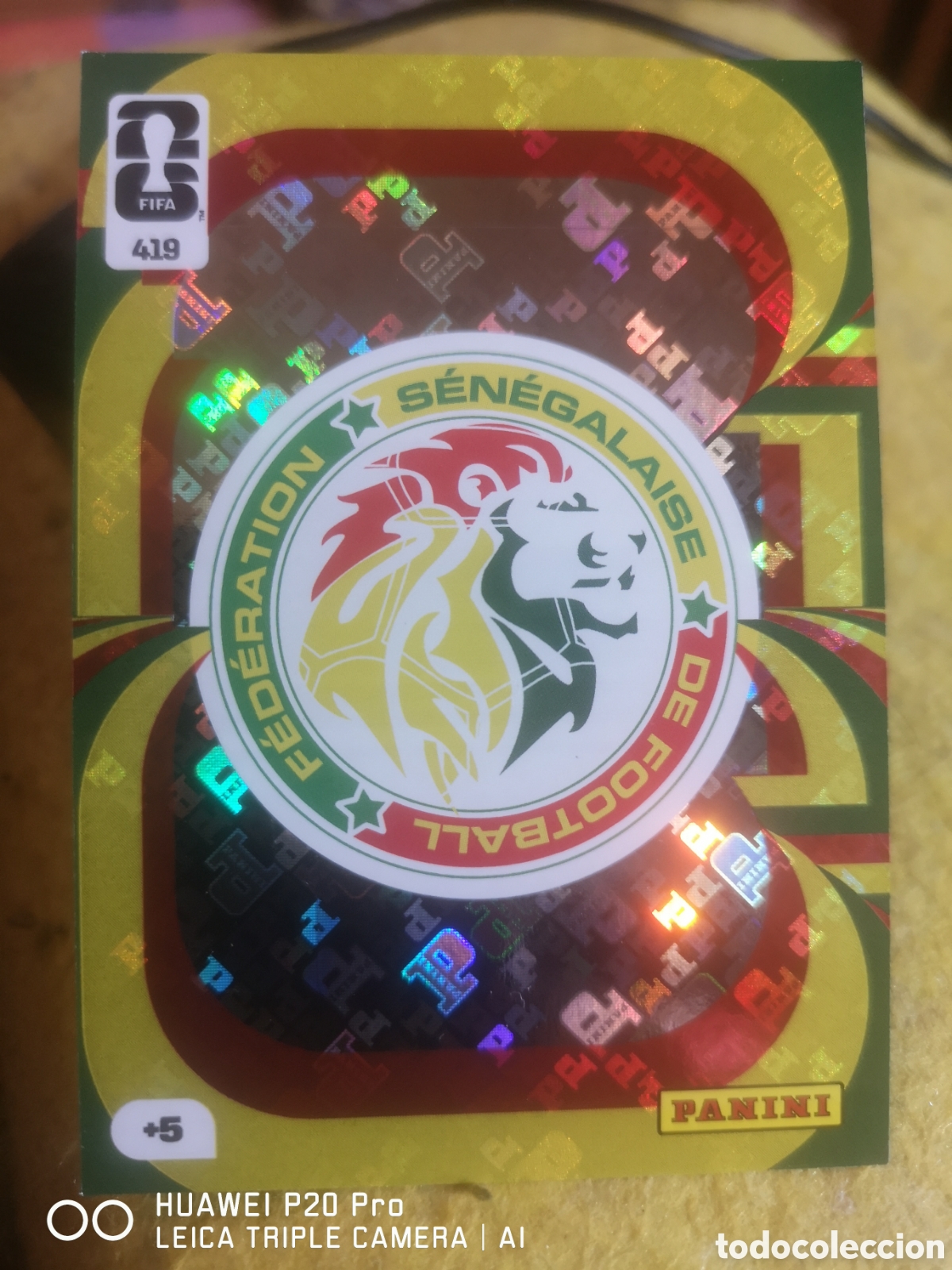 Cromos de F&uacute;tbol: ADRENALYN FIFA WORLD CUP 2026 ESCUDO SENEGAL 419
