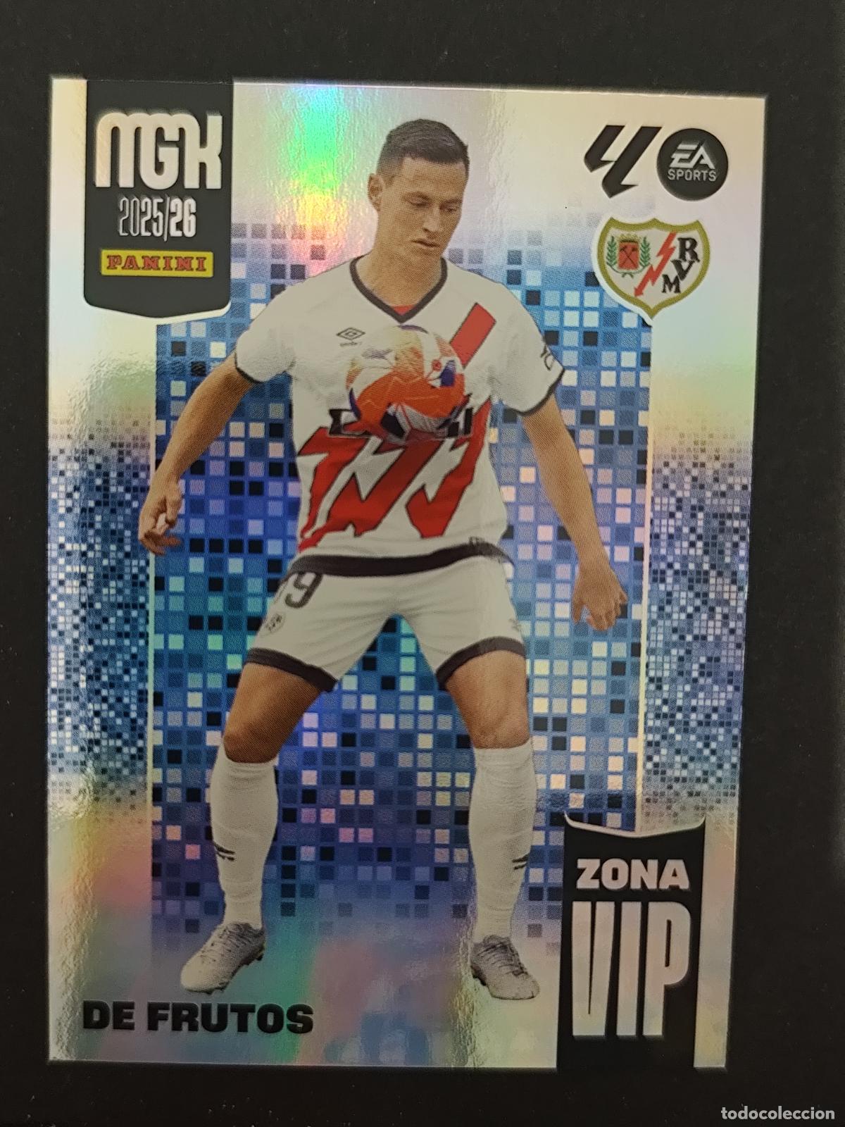 Cromos de F&uacute;tbol: 513 DE FRUTOS RAYO VALLECANO ZONA VIP MEGACRACKS 2025 2026 25 26