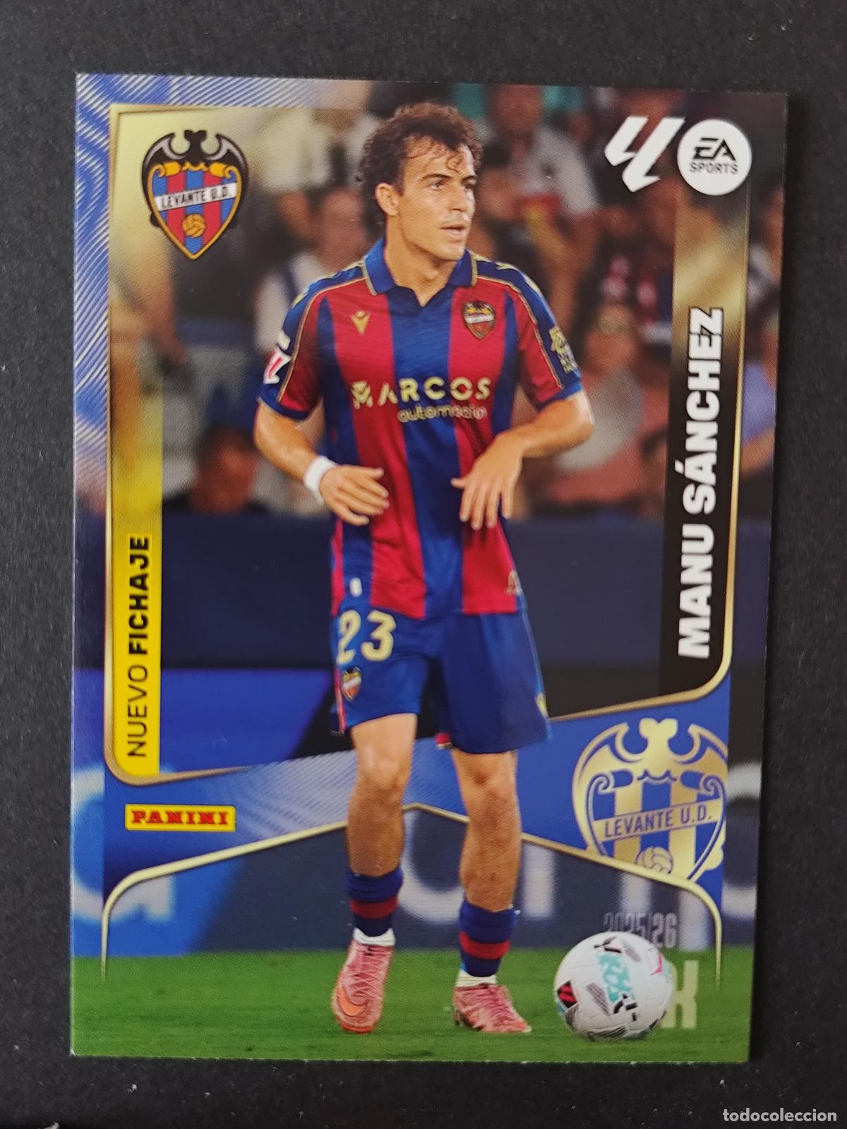 Cromos de F&uacute;tbol: 477 MANU S&Aacute;NCHEZ LEVANTE MEGACRACKS 2025 2026 25 26