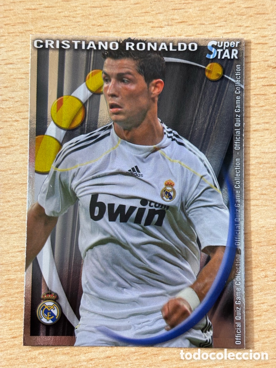 Cromos de F&uacute;tbol: # 052 Cristiano Ronaldo Real Madrid Mundicromo 2011 S&uacute;per Star brillo liso