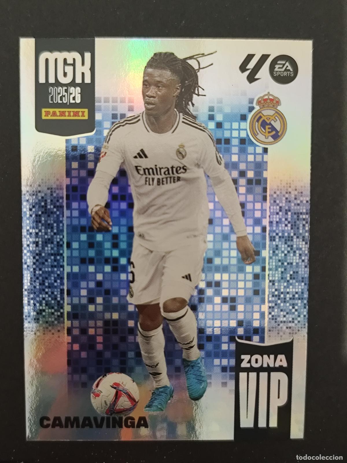 Cromos de F&uacute;tbol: 391 CAMAVINGA REAL MADRID ZONA VIP MEGACRACKS 2025 2026 25 26