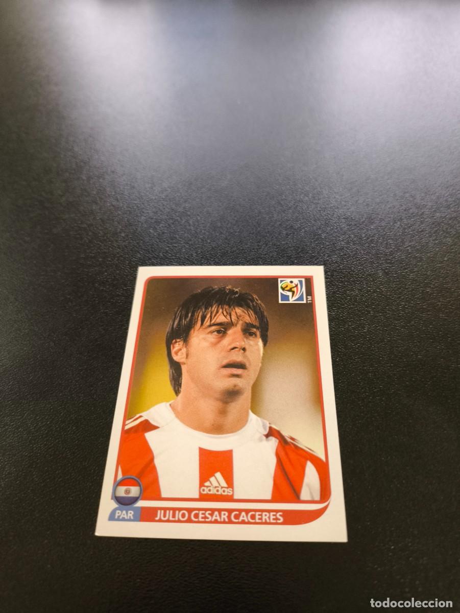 Cromos de F&uacute;tbol: 435 Julio Cesar Caceres PARAGUAY SIN PEGAR PANINI FIFA WORLD CUP MUNDIAL SUDAFRICA 2010