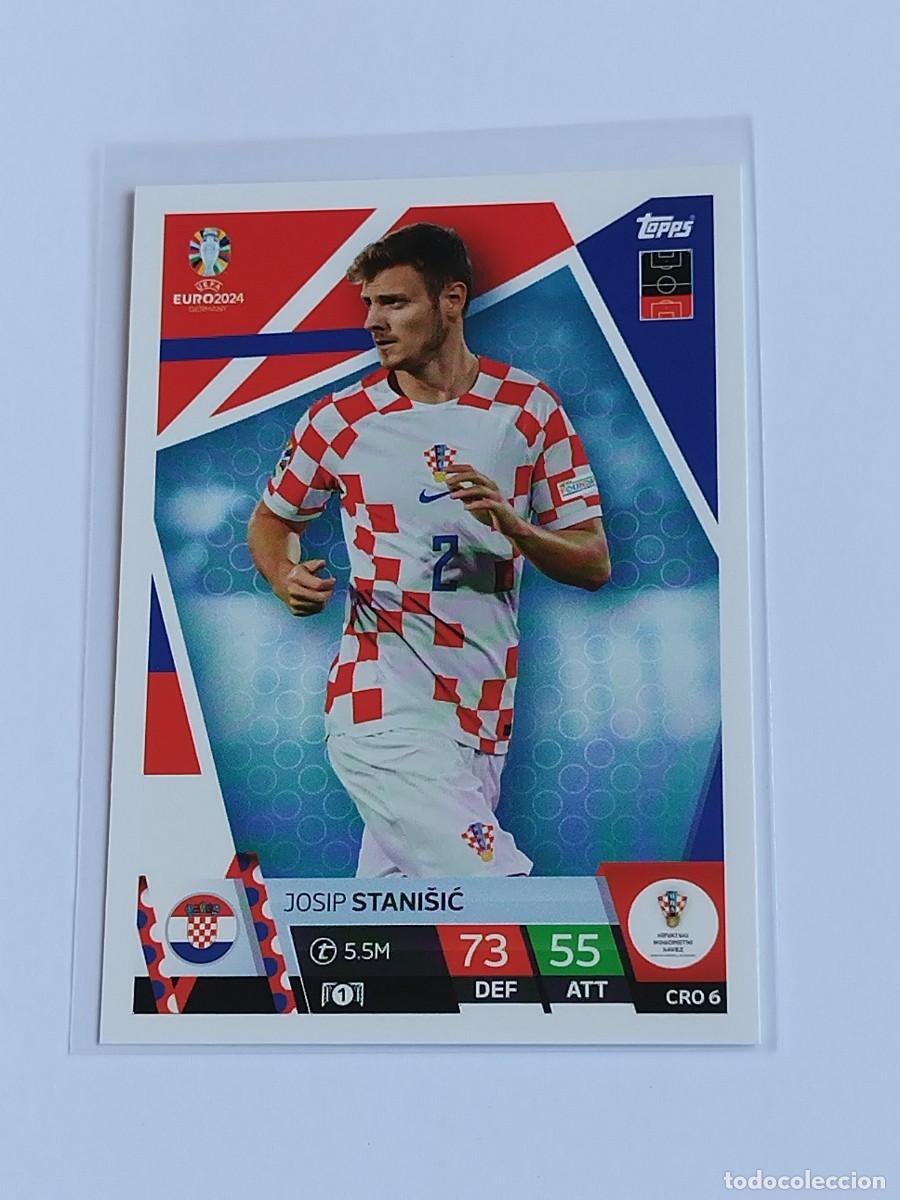 Cromos de F&uacute;tbol: STANISIC #CRO 6 CROACIA - TOPPS EUROCOPA 2024 MATCH ATTAX - UEFA EURO GERMANY 24 CRO6
