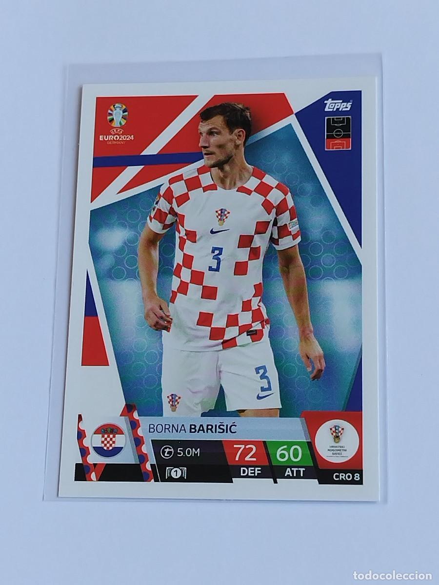 Cromos de F&uacute;tbol: BARISIC #CRO 8 CROACIA - TOPPS EUROCOPA 2024 MATCH ATTAX - UEFA EURO GERMANY 24 CRO8