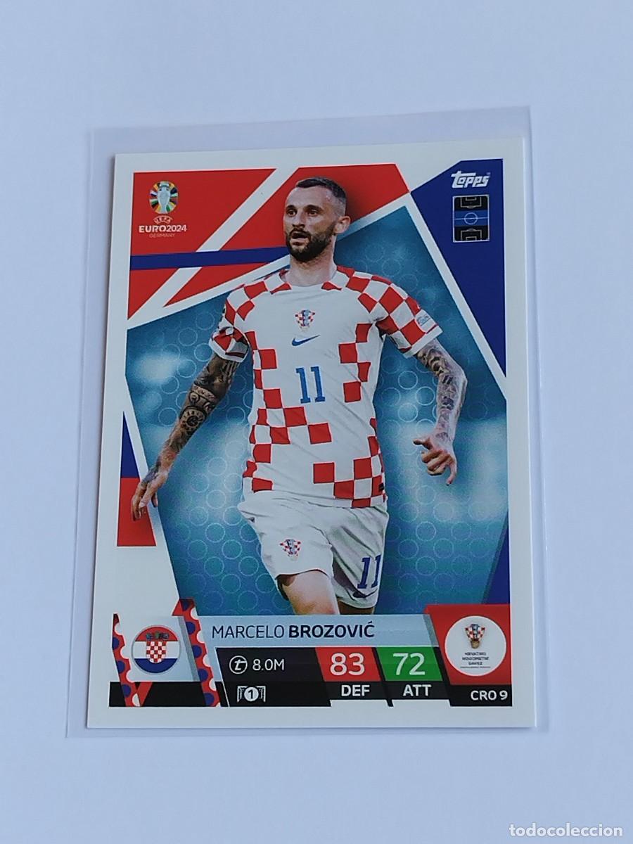 Cromos de F&uacute;tbol: BROZOVIC #CRO 9 CROACIA - TOPPS EUROCOPA 2024 MATCH ATTAX - UEFA EURO GERMANY 24 CRO9