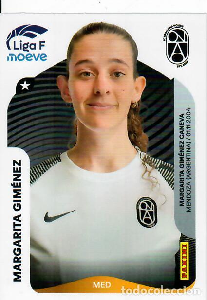 Cromos de F&uacute;tbol: CROMO PANINI LIGA FEMENINA F 2025-26 (25 - 26) - N&ordm; 73 B - MARGARITA GIM&Eacute;NEZ - BADALONA