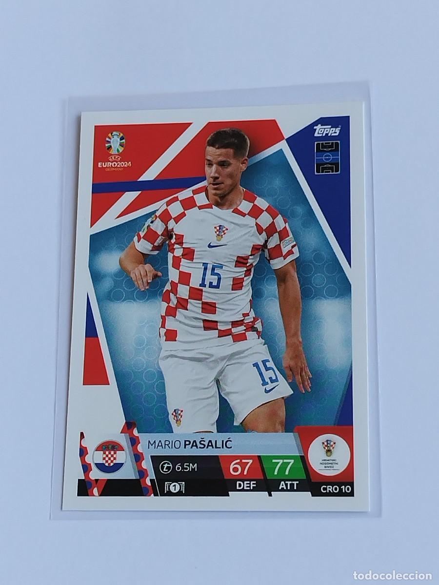 Cromos de F&uacute;tbol: PASALIC #CRO 10 CROACIA - TOPPS EUROCOPA 2024 MATCH ATTAX - UEFA EURO GERMANY 24 CRO10
