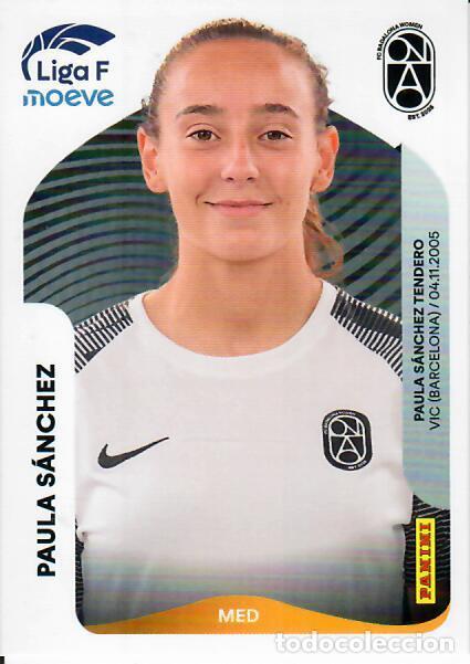 Cromos de F&uacute;tbol: CROMO PANINI LIGA FEMENINA F 2025-26 (25 - 26) - N&ordm; 74 - PAULA S&Aacute;NCHEZ - BADALONA