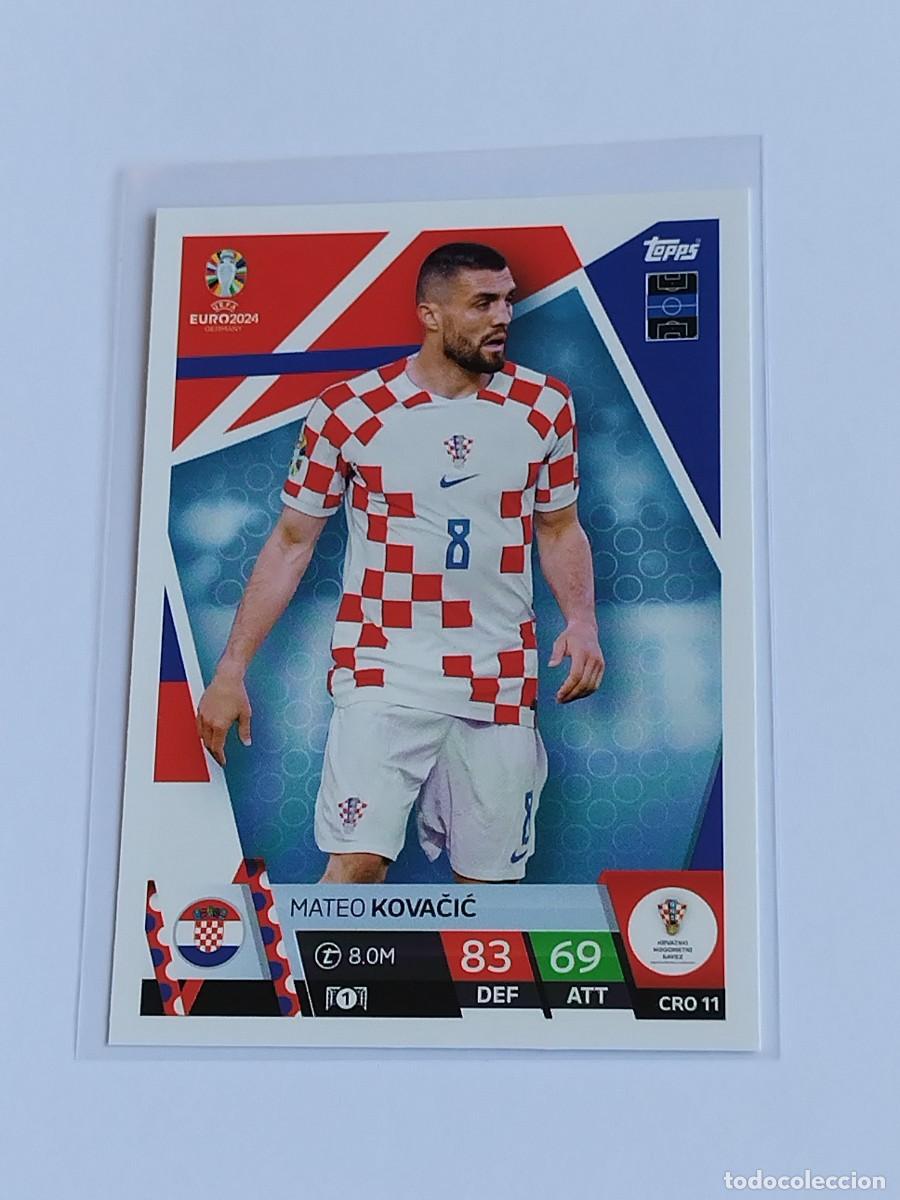 Cromos de F&uacute;tbol: KOVACIC #CRO 11 CROACIA - TOPPS EUROCOPA 2024 MATCH ATTAX - UEFA EURO GERMANY 24 CRO11