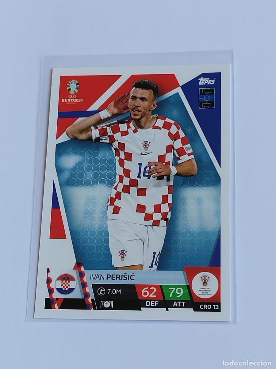 Cromos de F&uacute;tbol: PERISIC #CRO 13 CROACIA - TOPPS EUROCOPA 2024 MATCH ATTAX - UEFA EURO GERMANY 24 CRO13