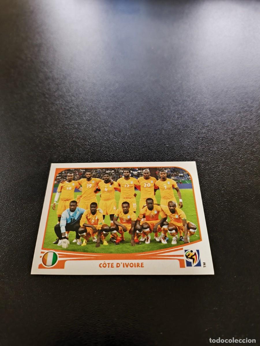 Cromos de F&uacute;tbol: 524 EQUIPO TEAM COSTA DE MARFIL SIN PEGAR PANINI FIFA WORLD CUP MUNDIAL SUDAFRICA 2010