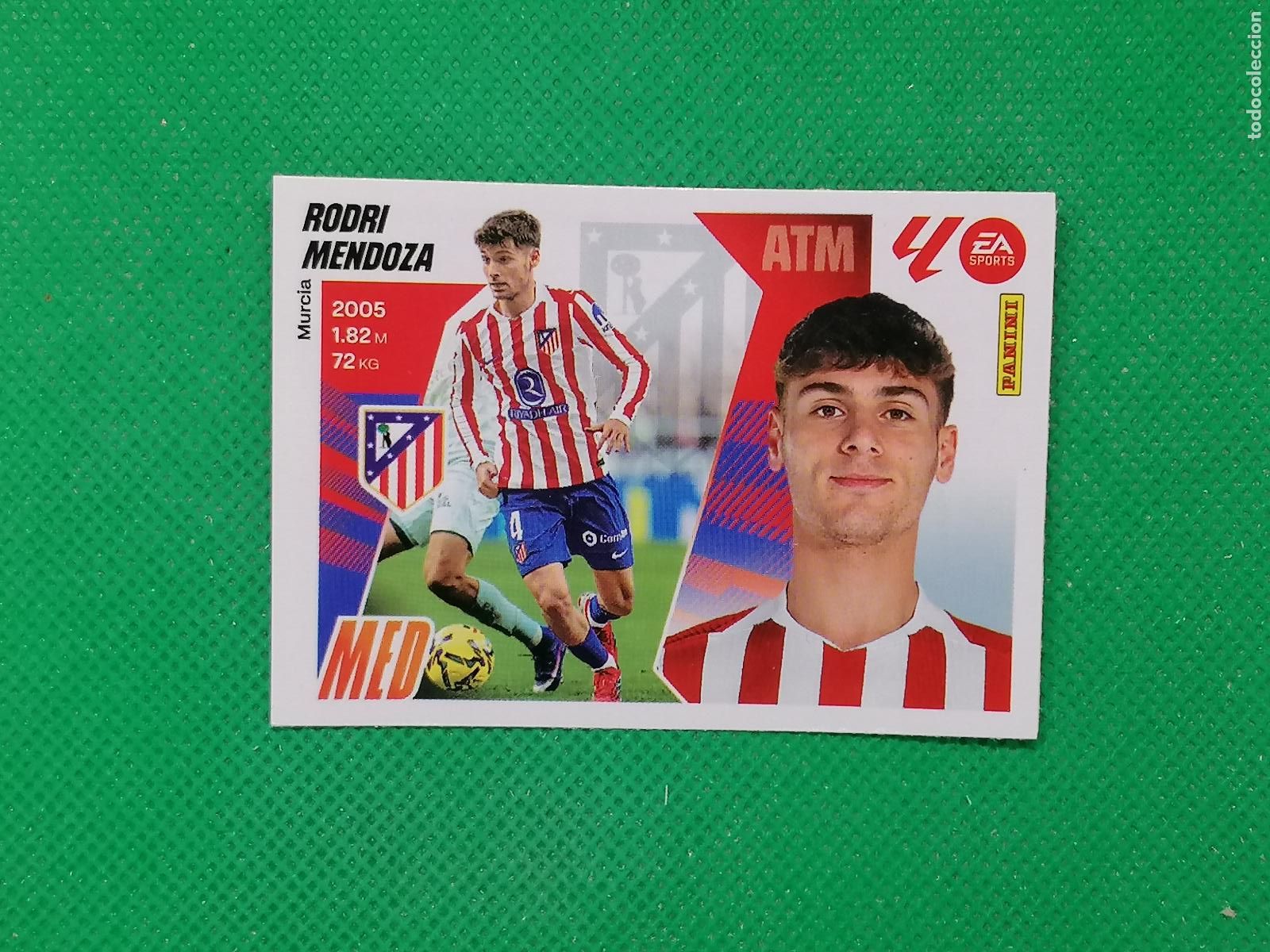 Cromos de F&uacute;tbol: 5 RODRI MENDOZA ATLETICO DE MADRID MERCADO INVIERNO ⚽ PANINI LIGA ESTE 25 26 2025 2026 ⚽
