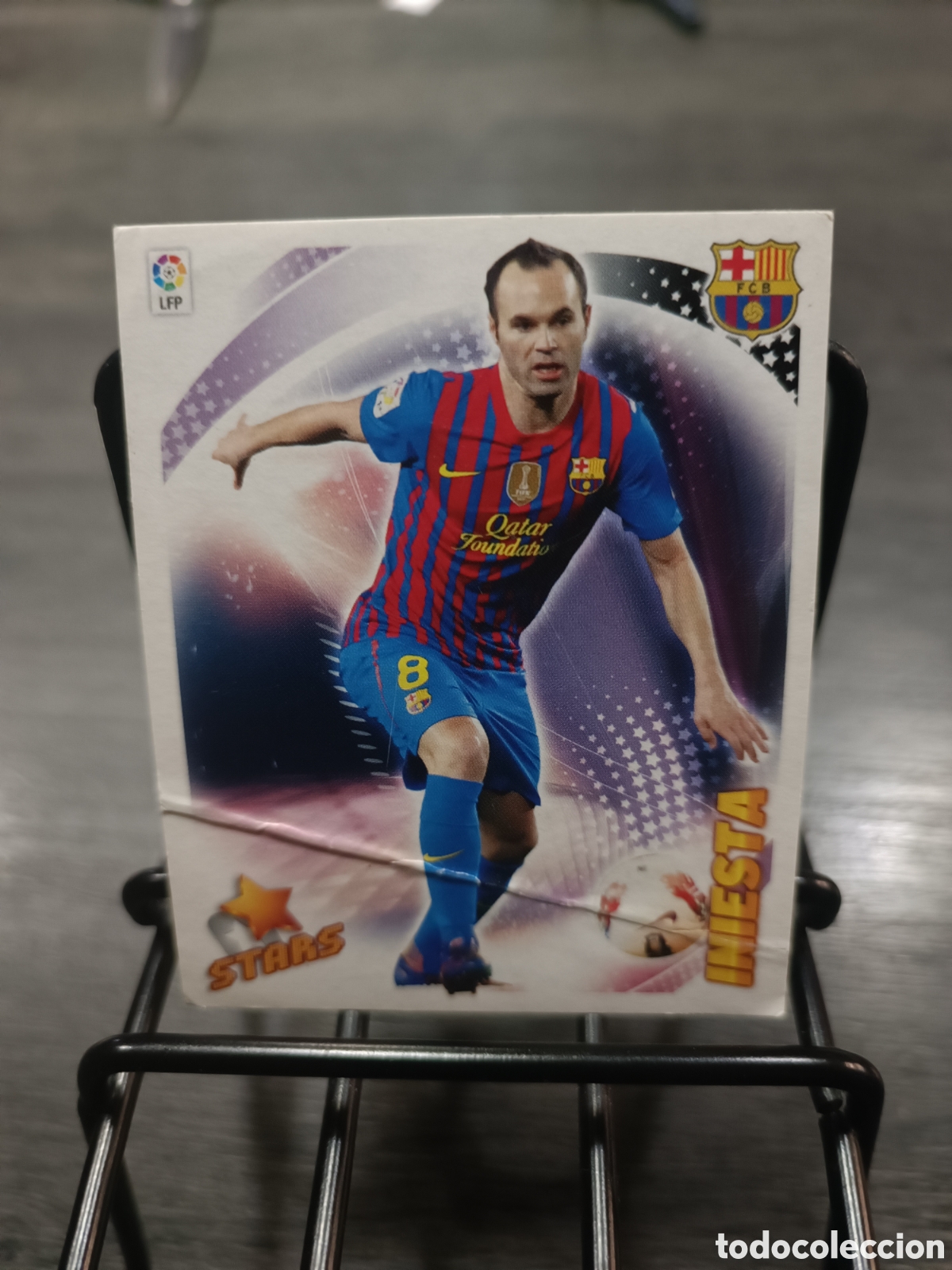 Cromos de F&uacute;tbol: 2012 2013 Liga Este 6 Star Iniesta