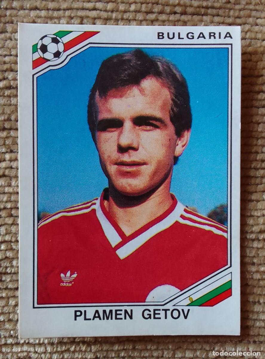 Cromos de F&uacute;tbol: CROMO MEXICO 86. PLAMEN GETOV. 65. PANINI.