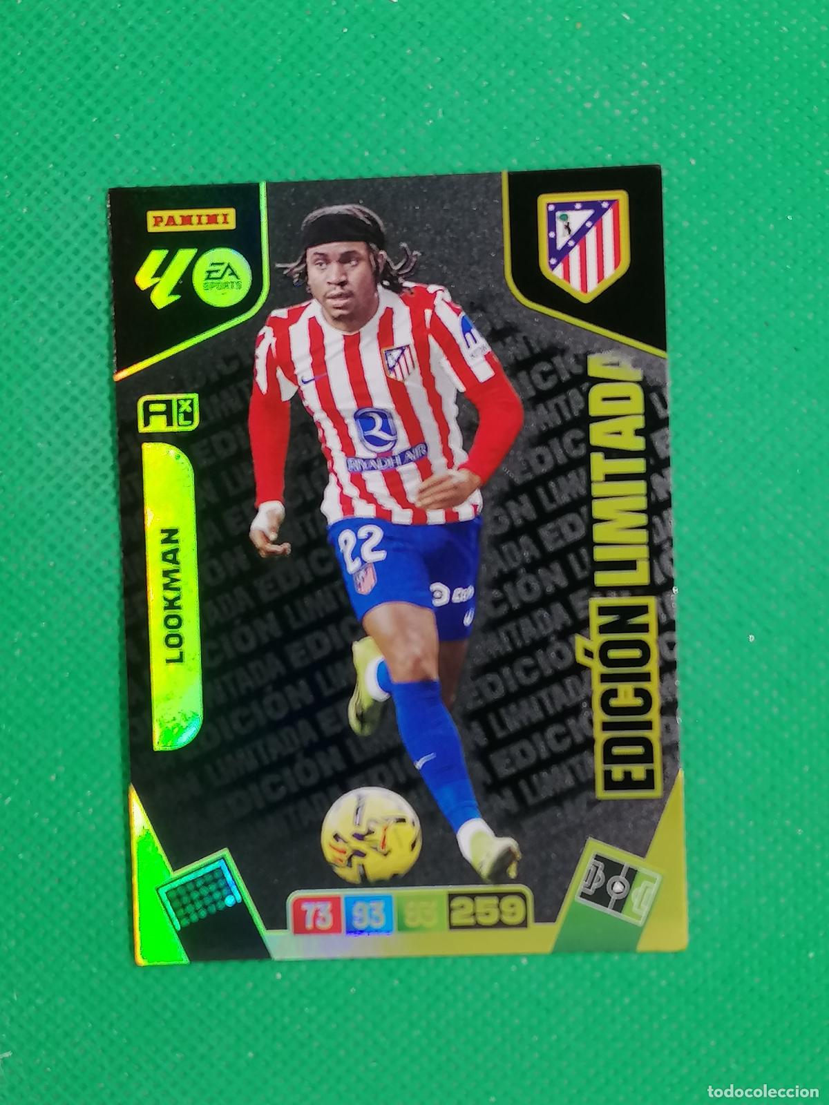 Cromos de F&uacute;tbol: LOOKMAN EDICION LIMITADA ATLETICO DE MADRID ⚽ PANINI LIGA ADRENALYN XL 2025 2026 25 26 ⚽