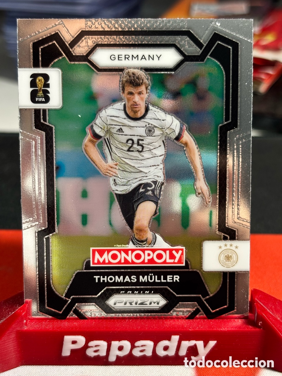 Football Stickers: Thomas Muller - Germany - 2026 Panini Monopoly Prizm FIFA World Cup 26