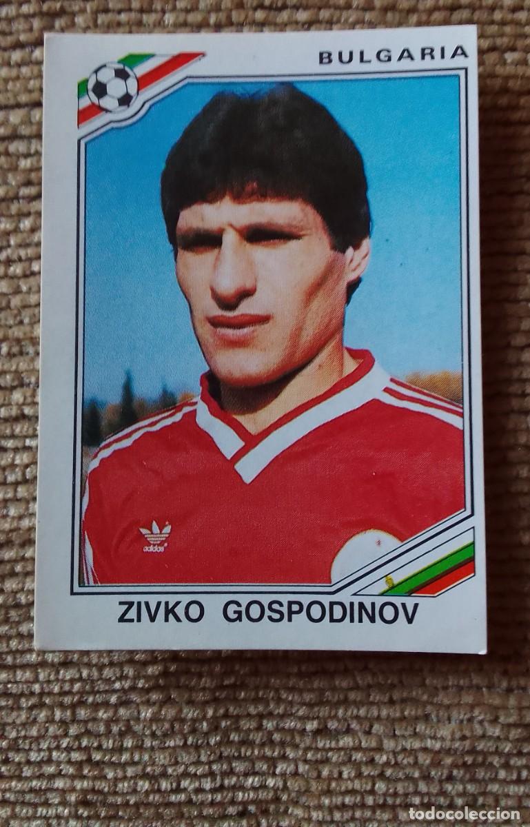 Cromos de F&uacute;tbol: CROMO MEXICO 86. ZIVKO GOSPODINOV. 64. PANINI.