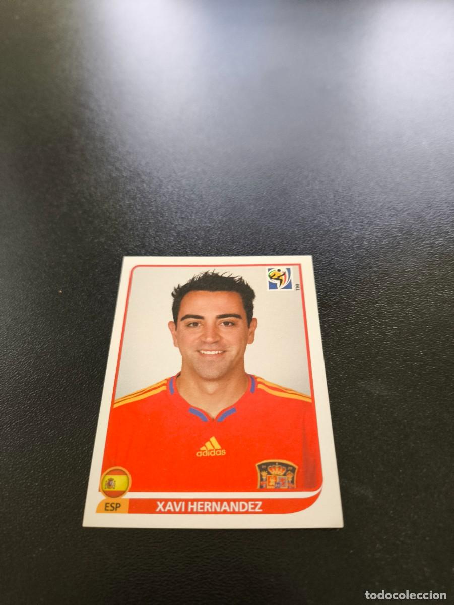 Cromos de F&uacute;tbol: 573 Xavi Hernandez ESPA&Ntilde;A SPAIN SIN PEGAR PANINI FIFA WORLD CUP MUNDIAL SUDAFRICA 2010