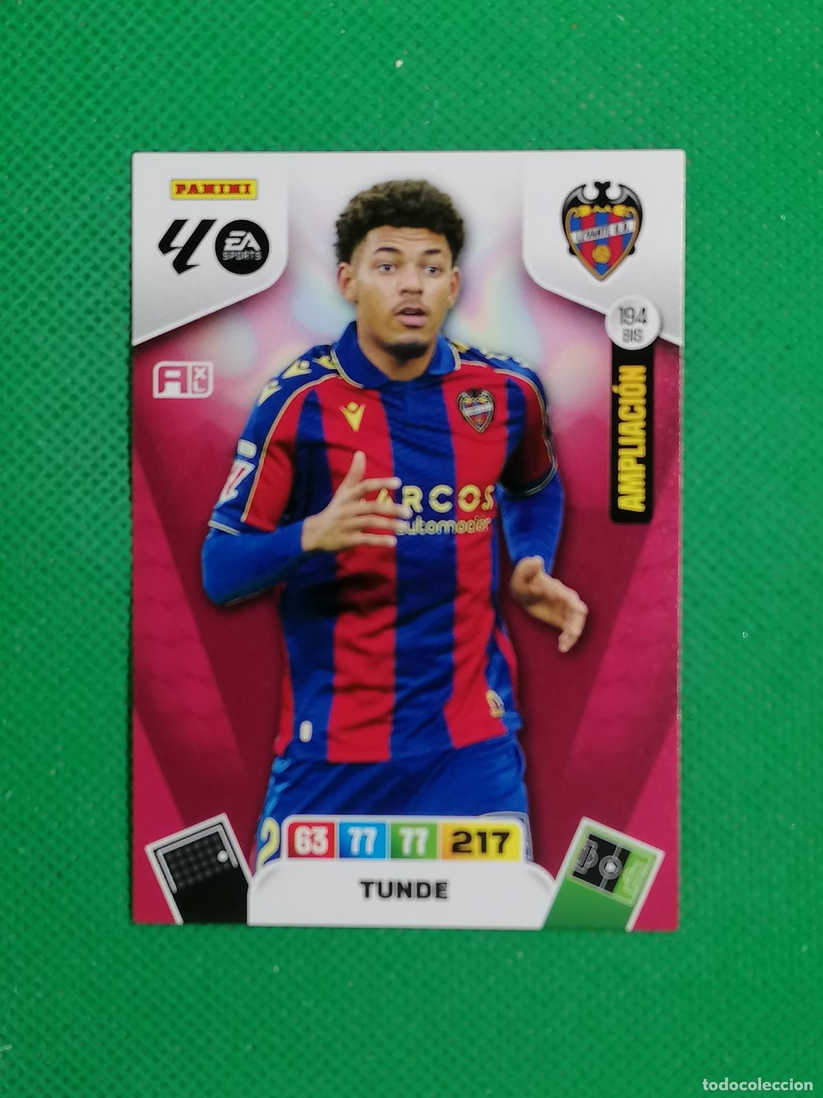 Cromos de F&uacute;tbol: 194BIS 194 BIS TUNDE LEVANTE AMPLIACION ⚽ PANINI LIGA ADRENALYN XL 2025 2026 25 26 ⚽